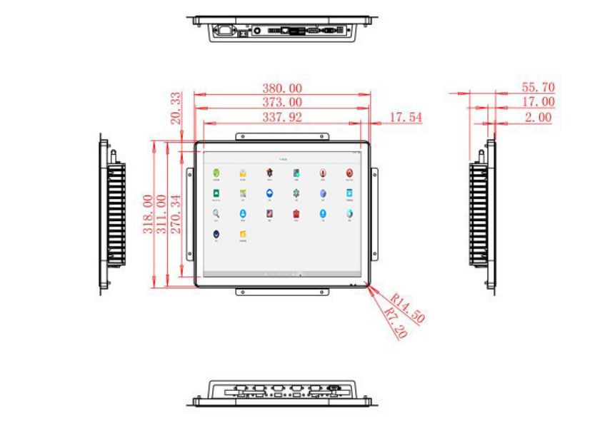 Embedded Android LCD Display