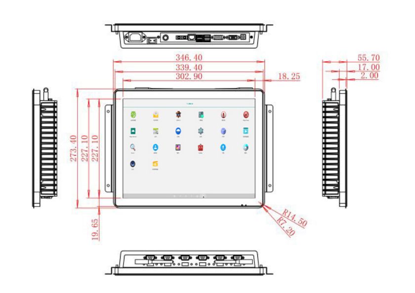 Embedded Android touch LCD Display