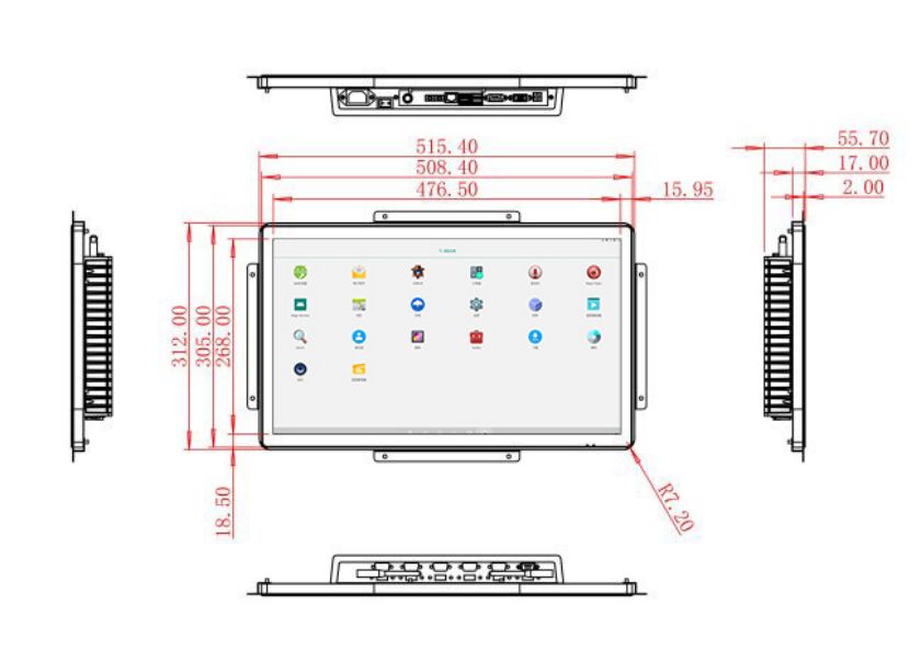 Embedded Android touch LCD Display factory