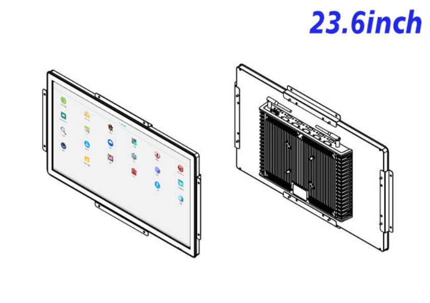 Flush mount Android LCD Display