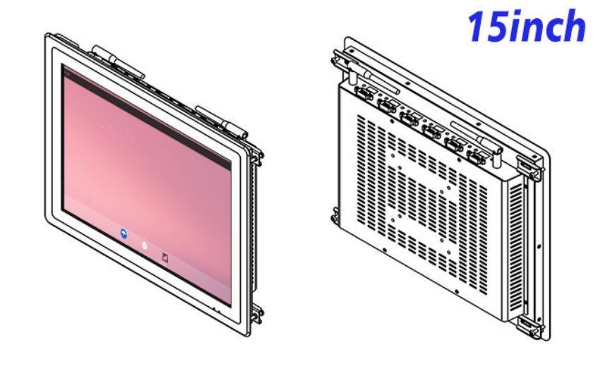 Flush mount Android LCD Display