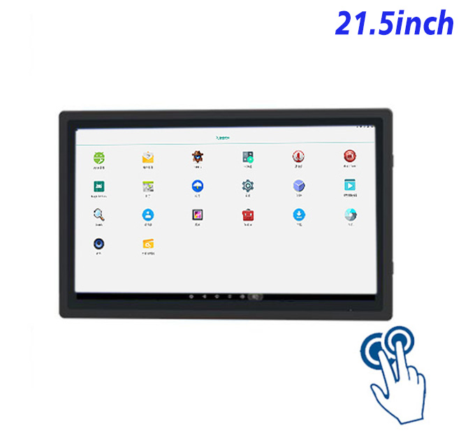 Flush mount industrial grade Android touch LCD Display