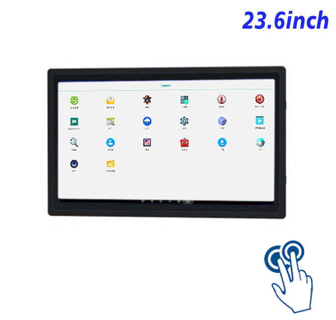 Flush mount industrial grade Android touch LCD Display