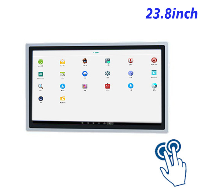 Flush mount industrial grade Android touch LCD Display