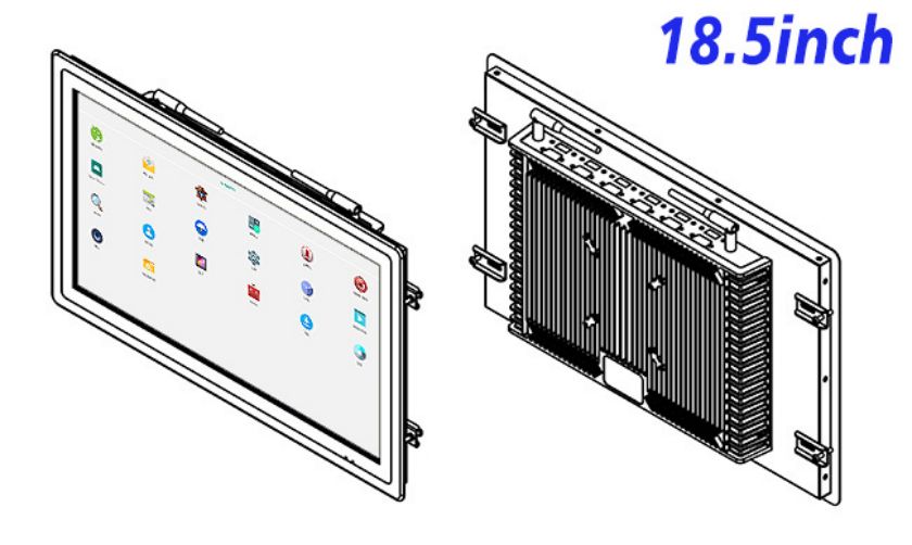 inch Flush mount Android LCD Display