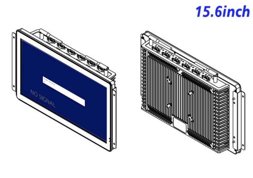 inch Flush mount industrial grade lcd monitor