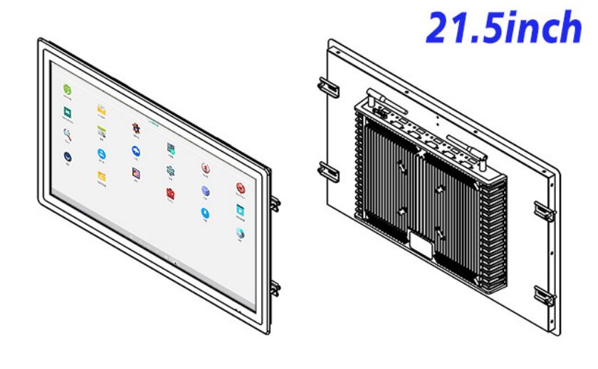 inch open frame Android LCD Display