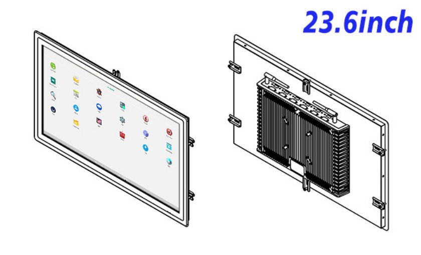 inch open frame Android LCD Display factory