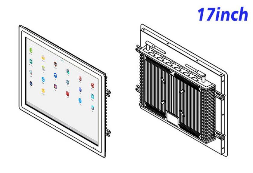 inch open frame industrial grade Android LCD Display