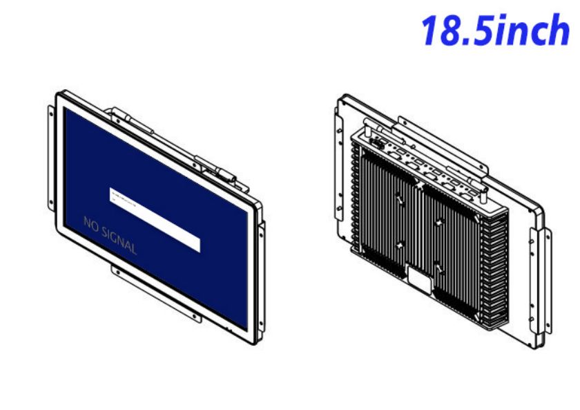 inch open frame industrial grade lcd monitor