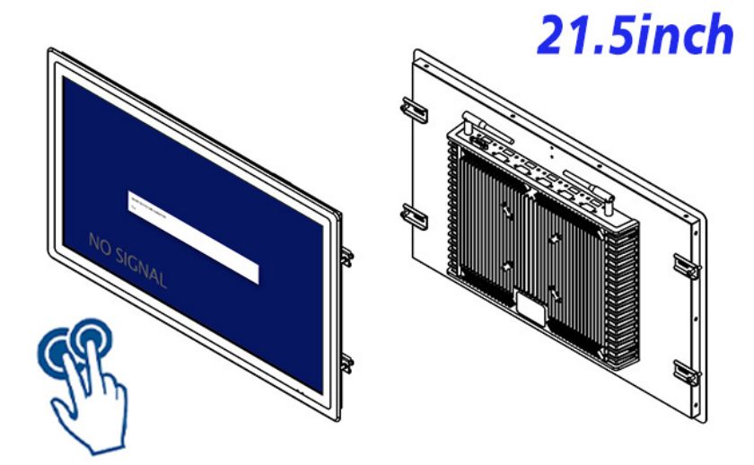 industrial grade open frame PCAP Touch lcd monitor price