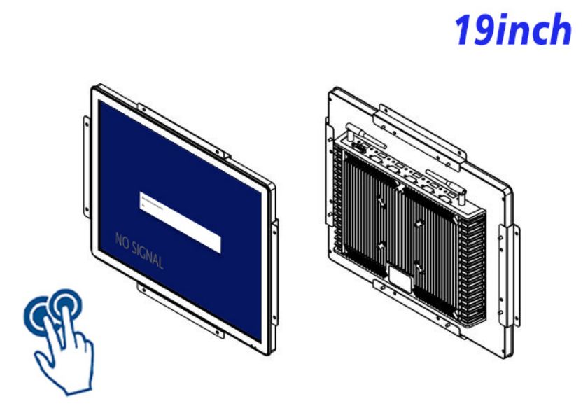 industrial grade Embedded PCAP Touch lcd monitor price