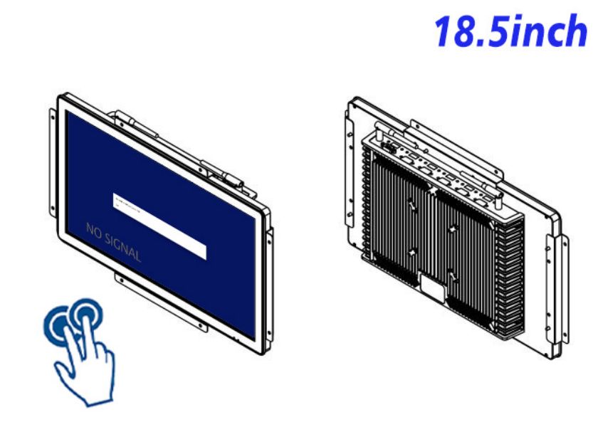 industrial grade Embedded PCAP Touch lcd monitor factory