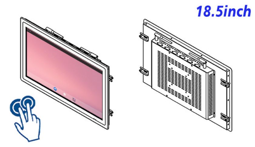 open frame Android touch LCD Display