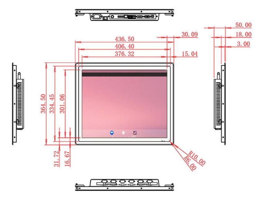 open frame Android touch LCD Display factory