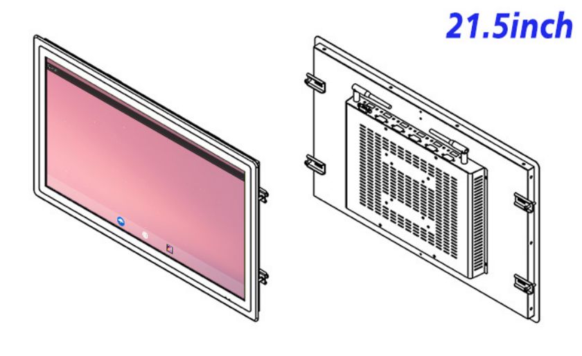 open frame industrial grade Android LCD Display