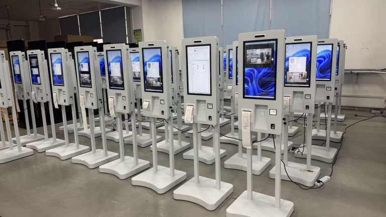 21.5 inch self ordering kiosk batch for UK restaurant project