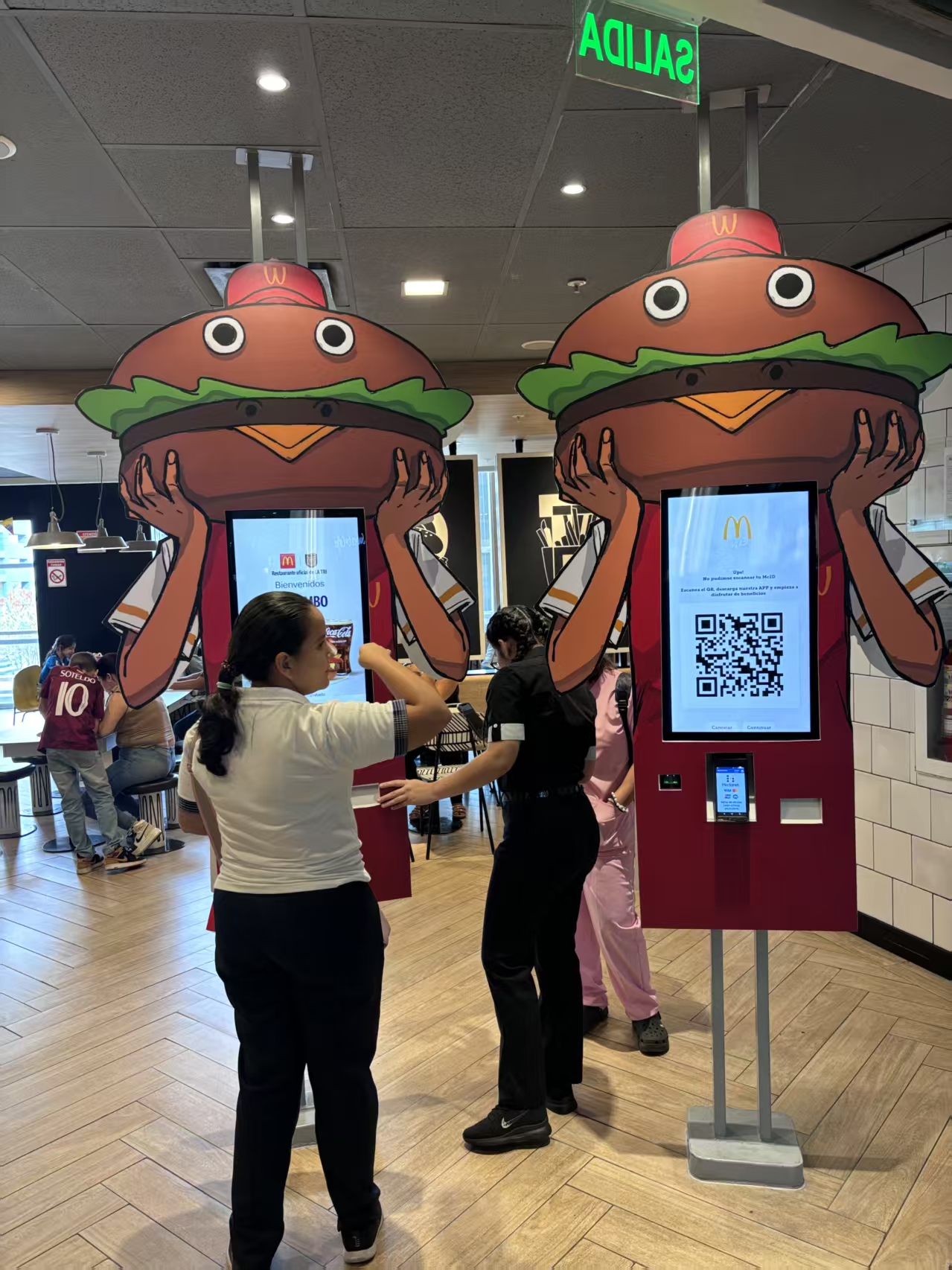 self ordering kiosk suitability in a practical service environment