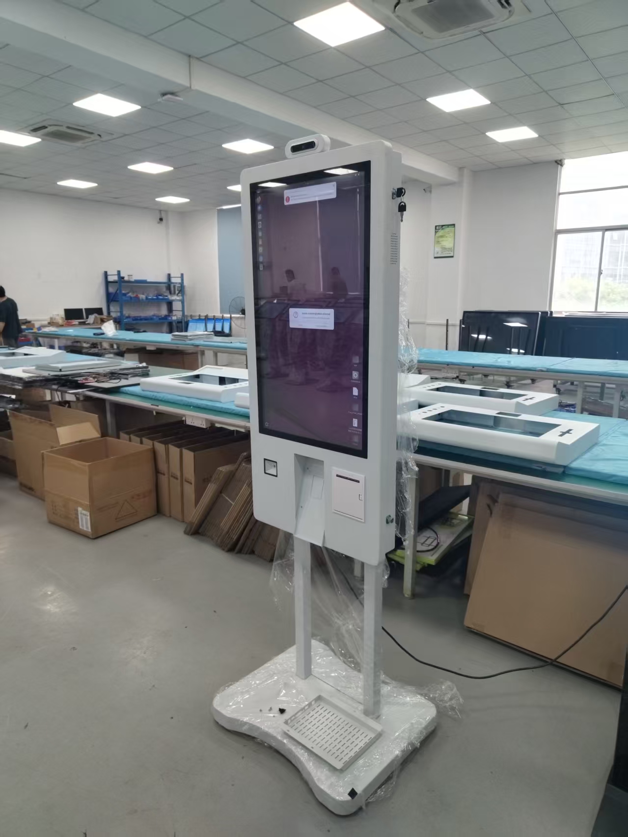 ordering kiosk problems interface and hardware configuration