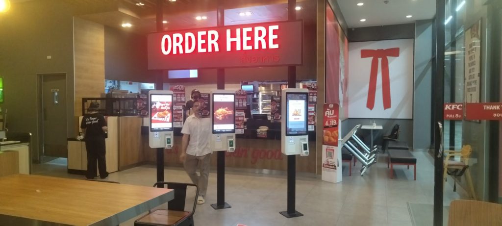 digital restaurant ordering in a practical service environment