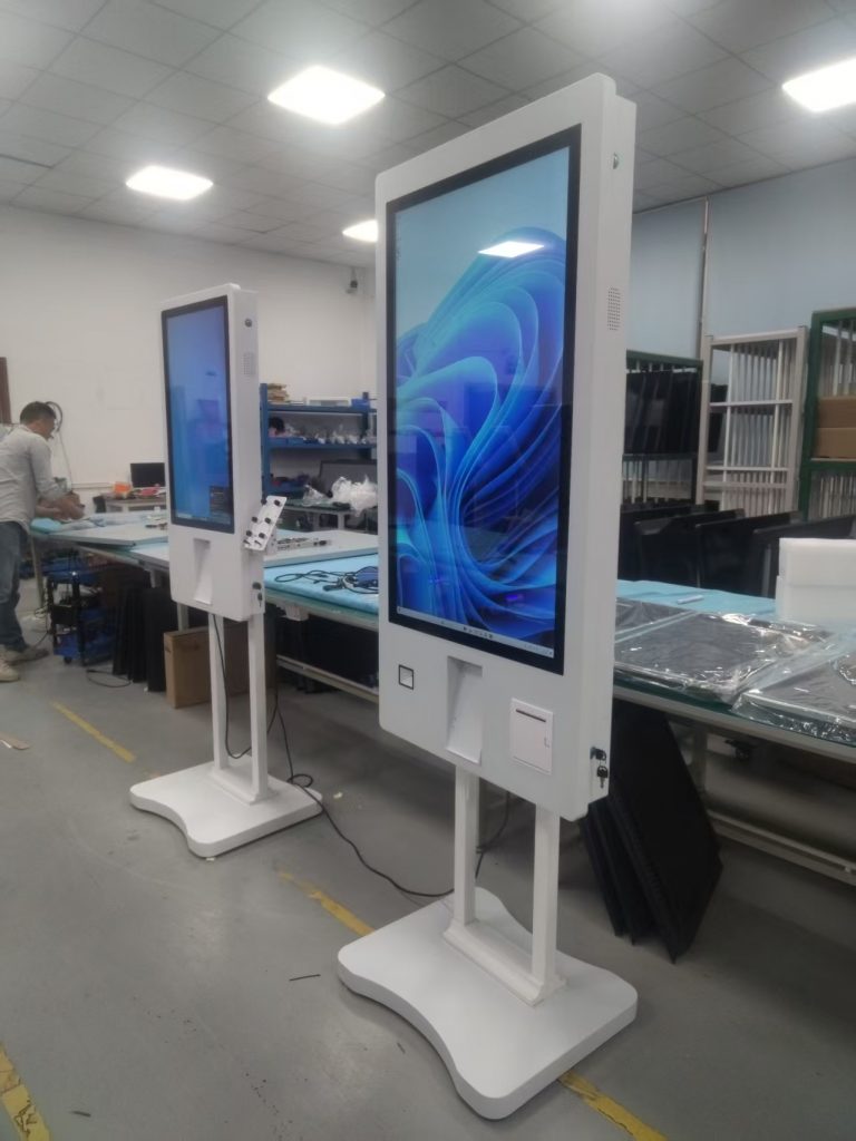 self ordering kiosk workflow in a practical service environment