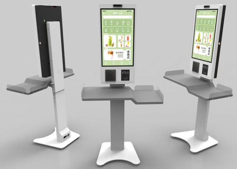 smart cafeteria kiosk in a practical service environment